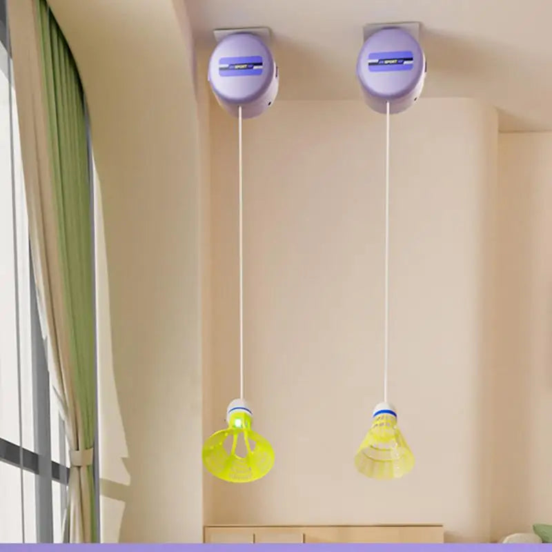 Solo Badminton Trainer Pro – Smart Ceiling Trainer with Remote Control