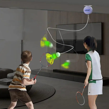 Solo Badminton Trainer Pro – Smart Ceiling Trainer with Remote Control