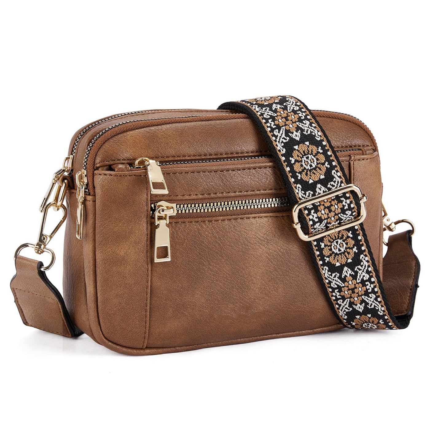 The Amélie Multi-Zip Crossbody